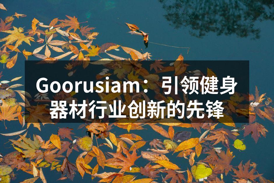 Goorusiam新产品展示